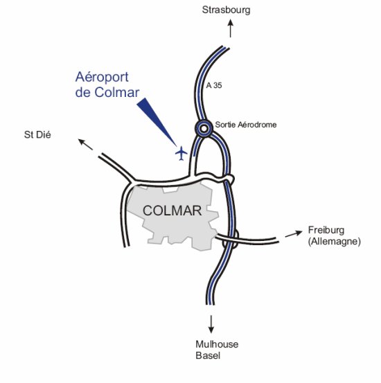 Anfahrt zum Flughafen